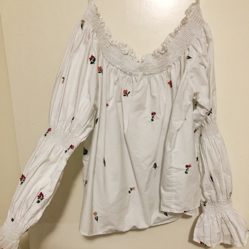 Off the shoulder Zara top